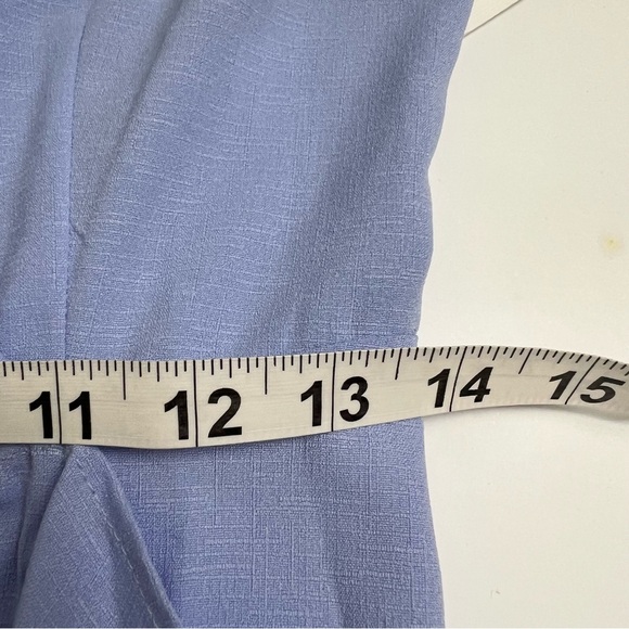 NWT Kensie Women's Pale Blue Sleeveless Faux Wrap Dress Size 6 Elegant Midi Work - Picture 9 of 14